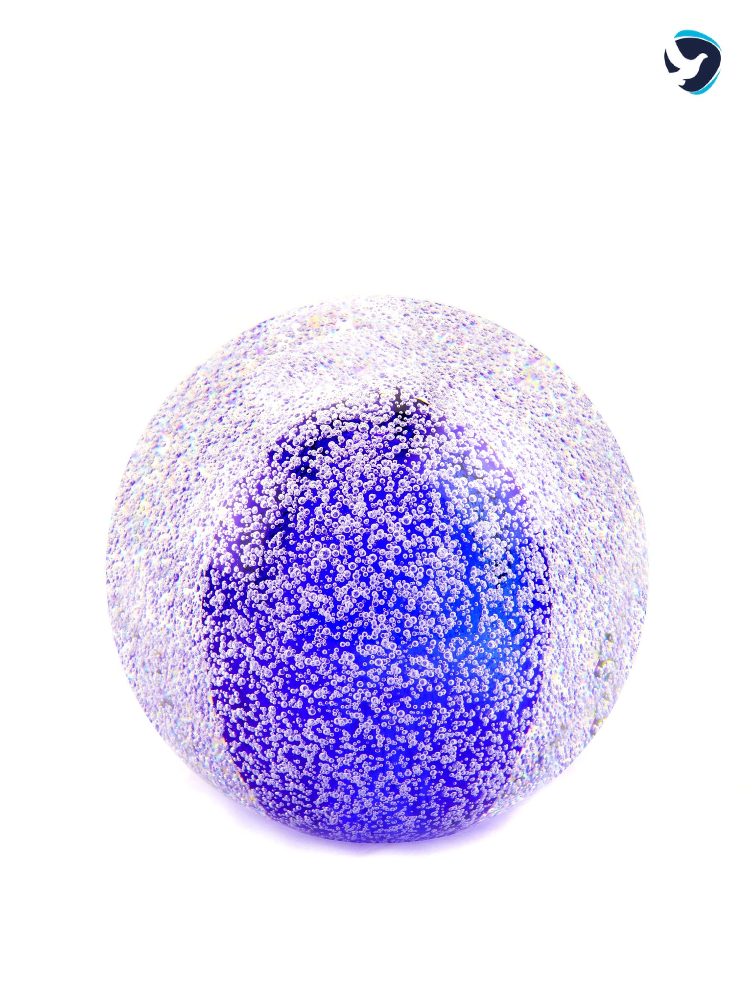 Donkerblauwe Urn Transparant