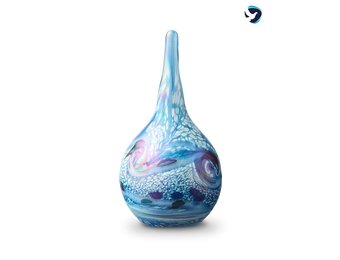 Blauwe Mini Urn