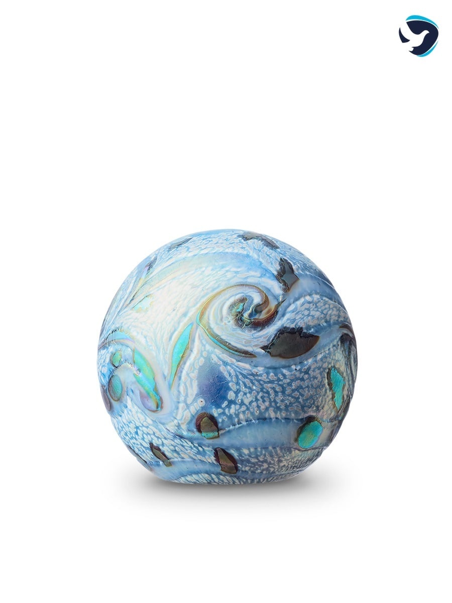 Blauwe Mini Urn Bulb