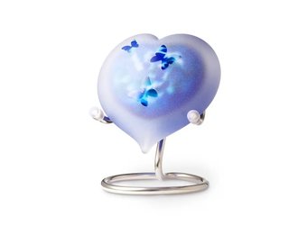 Blauwe Harten Urn Medium