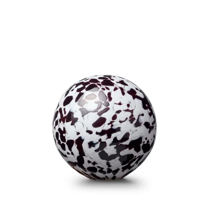 Zwarte Witte Bol 12 cm
