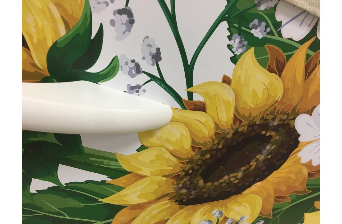 Eco Grafkist Zonnebloemen Houtvezel