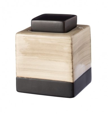 Mini urn doosvorm in mokka en bruin