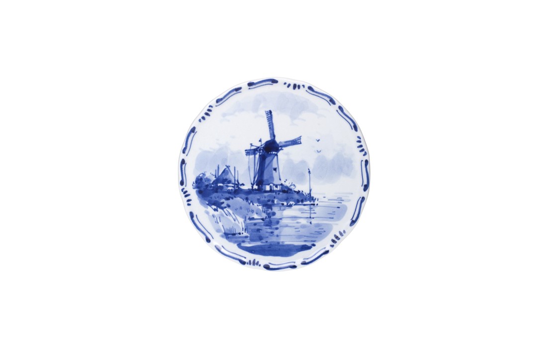 Delfts Blauw Bord molen
