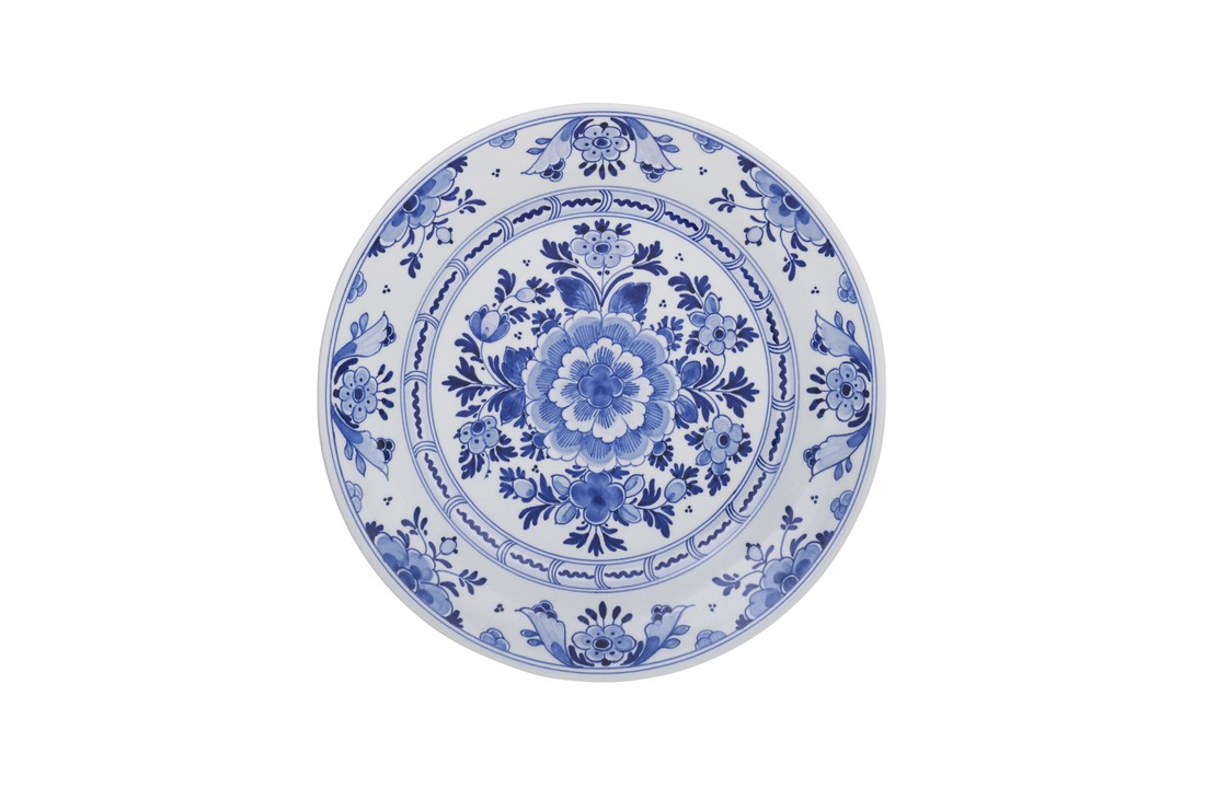 Delfts Blauw Bord Bloem