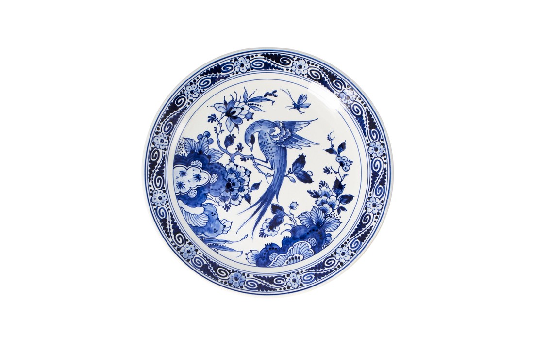Delfts Blauw Bord 'Bird'