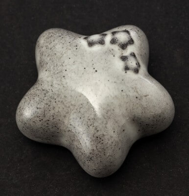 Knuffelsteen  in de vorm van een ster