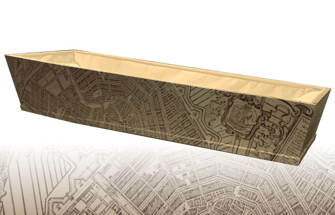 Gepersonaliseerde wrap voor uitvaartkist - RandWrap