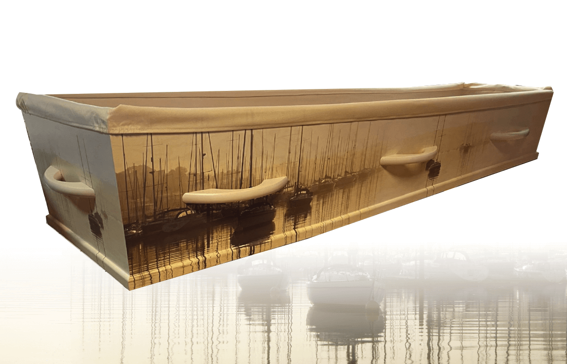 Gepersonaliseerde wrap voor uitvaartkist - RandWrap