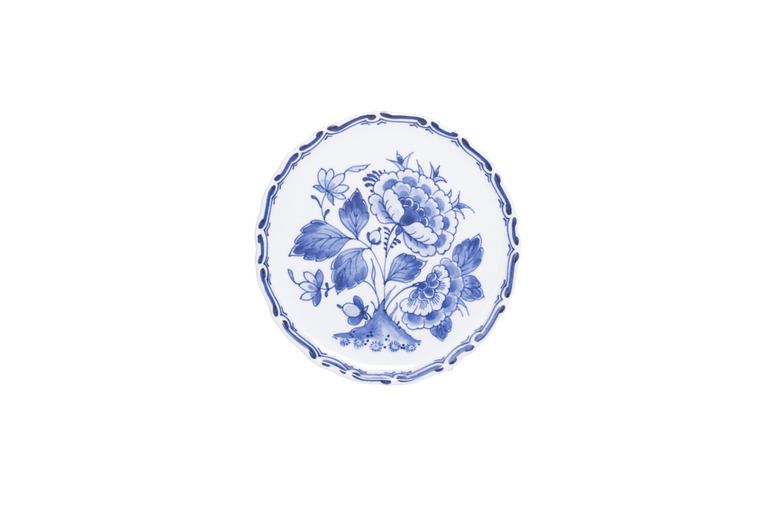Delfts Blauw Bord bloemen decoratie