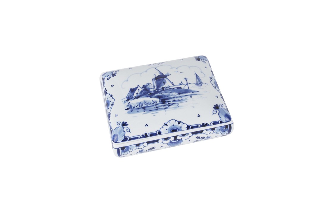 Delfts Blauw Tafeldoos molen