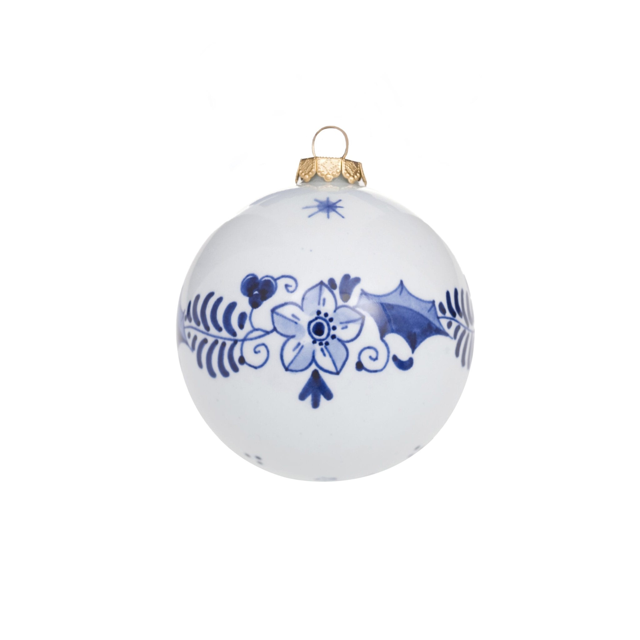 Vijf maniac Buskruit Kerstbal | Delfts Blauw | UitvaartStore.nl - UitvaartStore