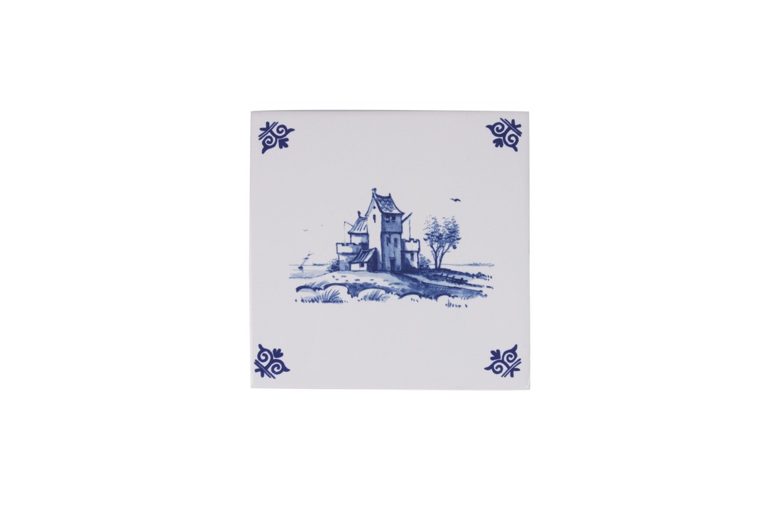 Delfts Blauw Tegel Groot Huis