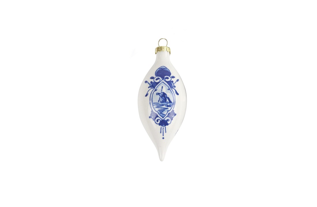Delfts Blauw Kerstkegel
