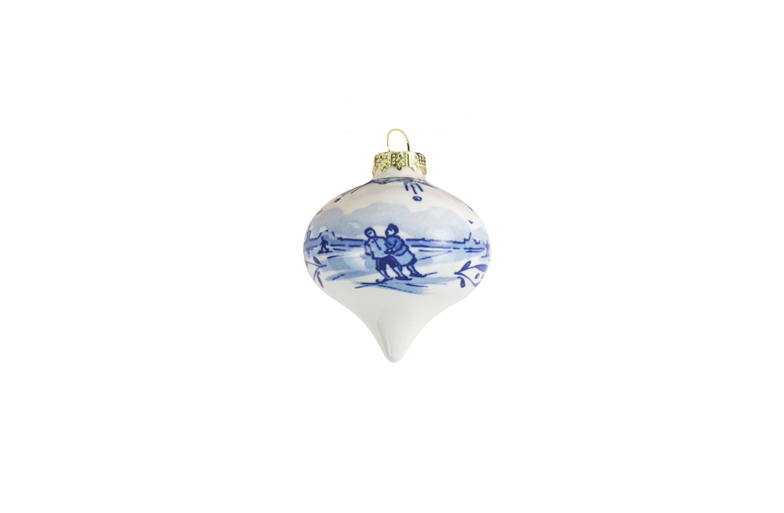 Delfts Blauw Kerstdruppel