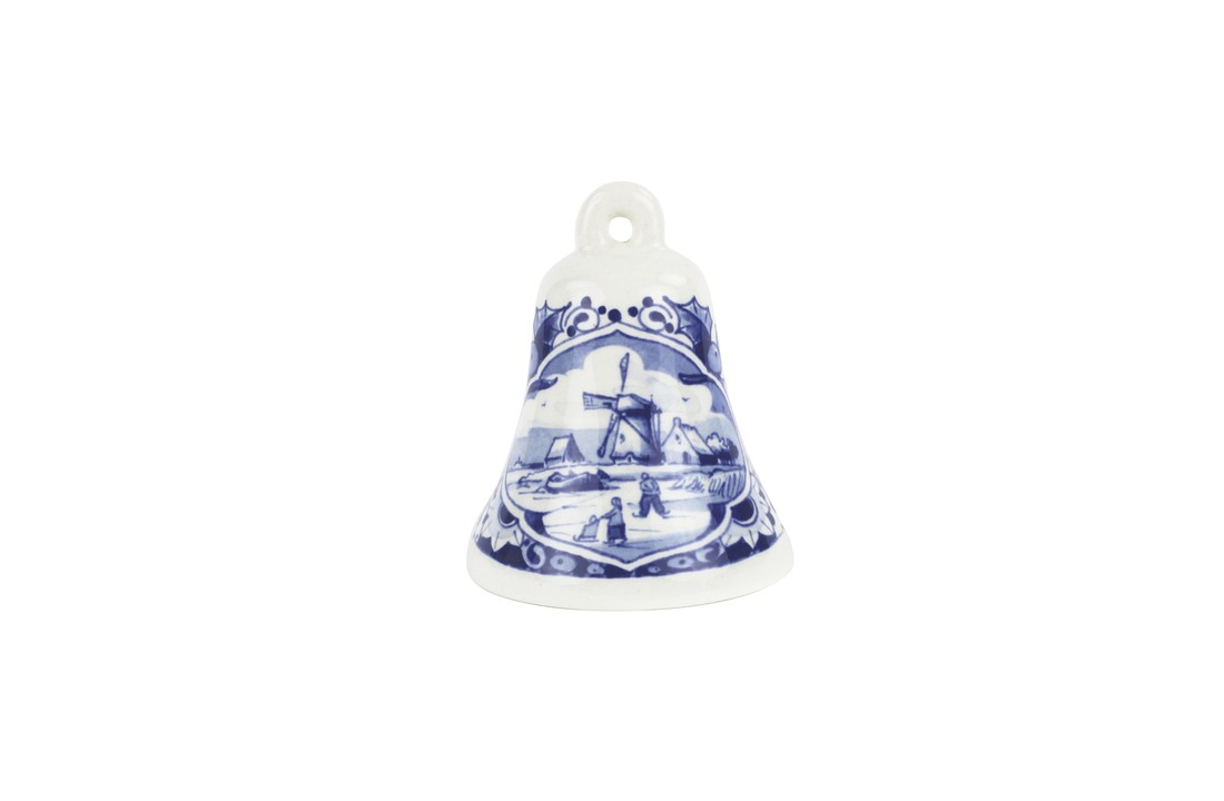 Delfts Blauw Tafelbel Kerst