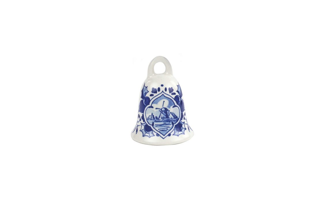 Delfts Blauw Kerstbel Klein