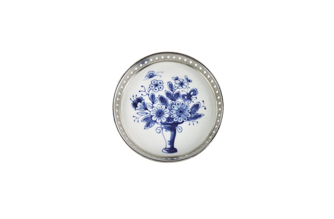 Delfts Blauw Flessenonderzetter Bloemvaas