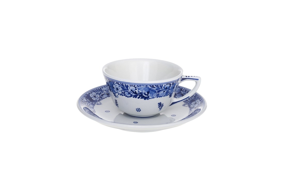 Delfts Blauw Kop en Schotel Thee