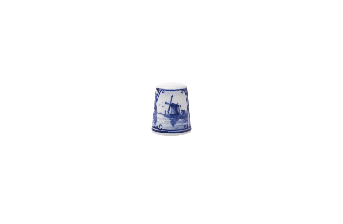 Delfts Blauw Vingerhoedje Molen