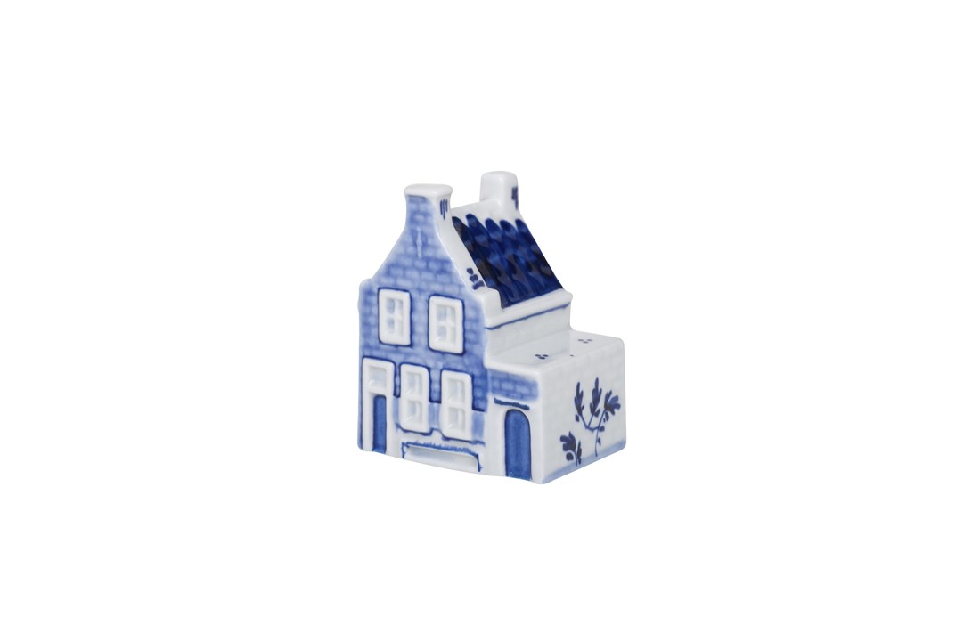 Delfts Blauw Huisje Vermeer zij-ingang