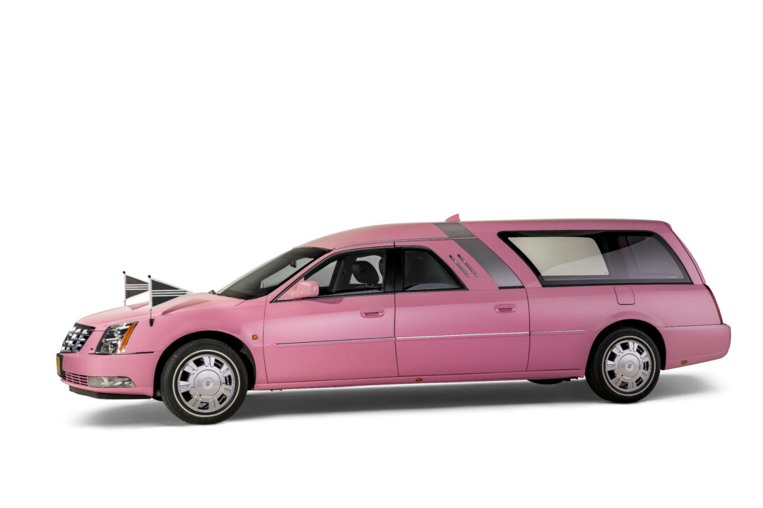 Cadillac Rouwauto Roze