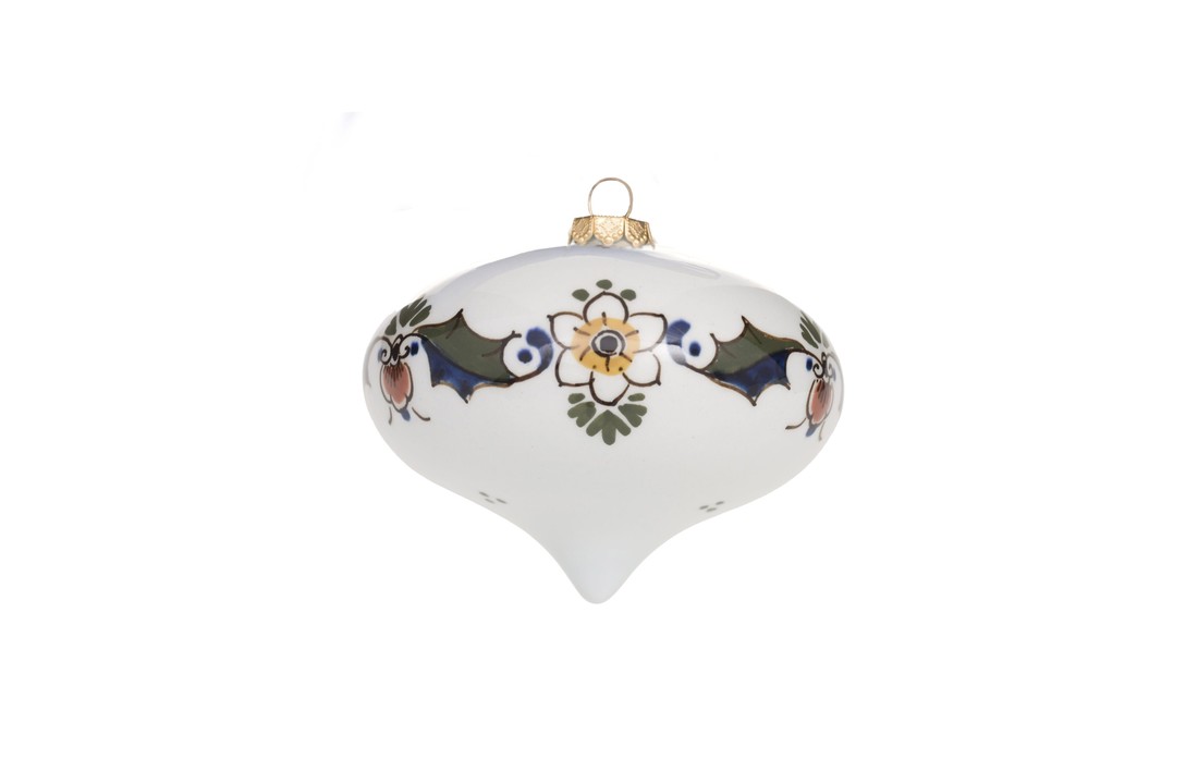 Delfts Blauw Polychrome Kerstdruppel