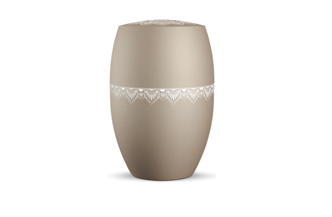 Biologische Urn Mandala