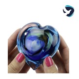 Donker Blauwe Urn Hart Kleurig