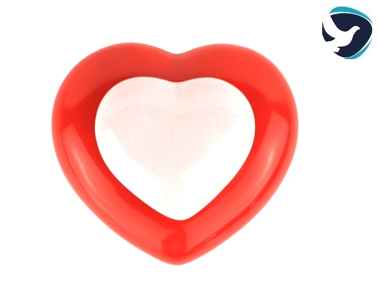 Mini Urn Hart Rood Roze