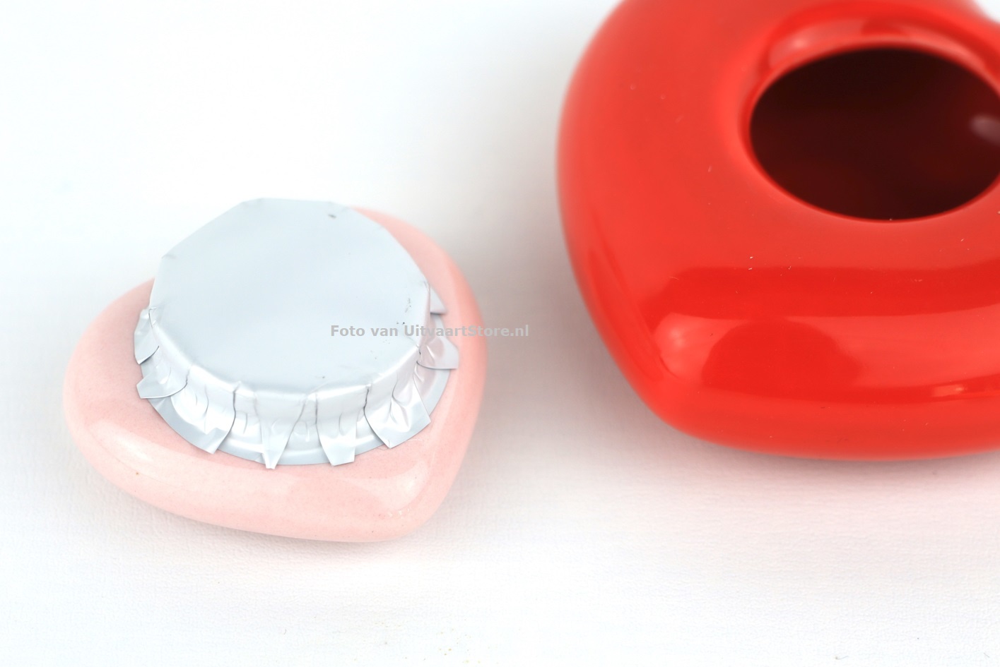 Mini Urn Hart Rood Roze