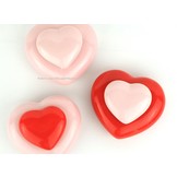 Mini Urn Hart Roze Rood