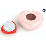 Mini Urn Hart Roze Rood