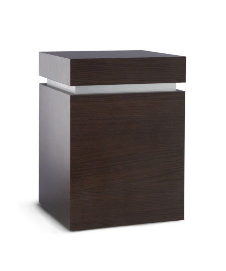 Urn Ravenne houtlaminaat Donker