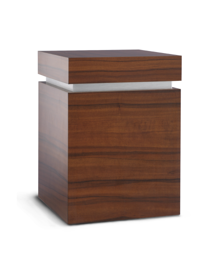 Urn Ravenne houtlaminaat Donker