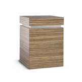 Urn Ravenne houtlaminaat Donker