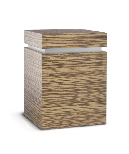 Urn Ravenne houtlaminaat Donker