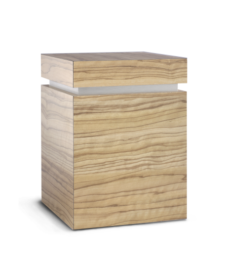 Urn Ravenne houtlaminaat Donker