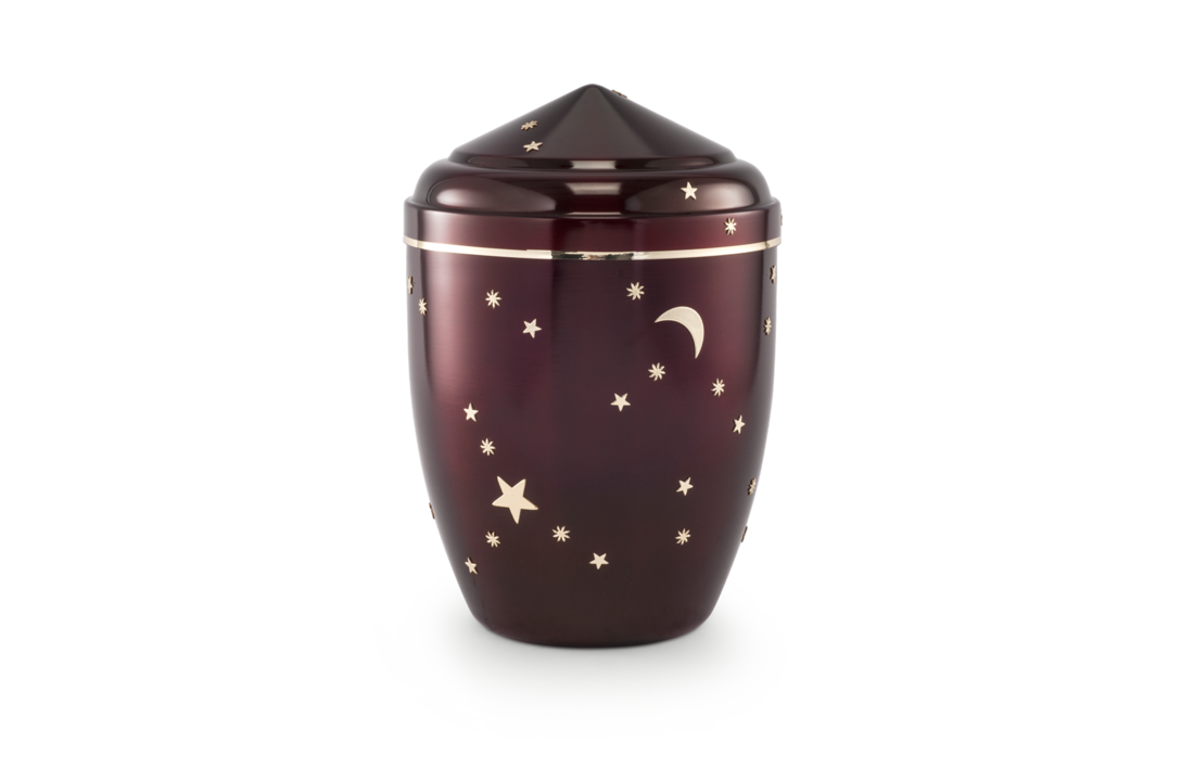 Kinderurn Maan en Sterren Mahonie