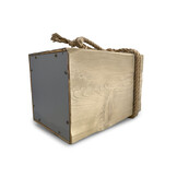 Vintage urn hout - 6 liter