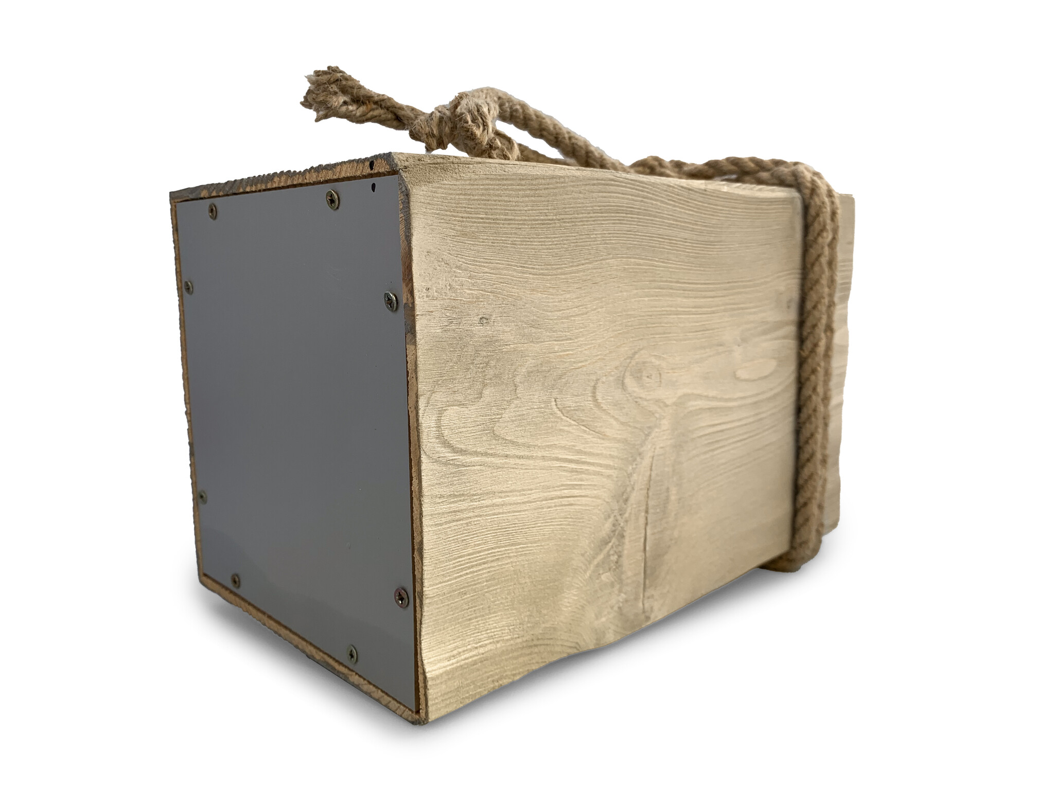 Vintage urn hout - 6 liter