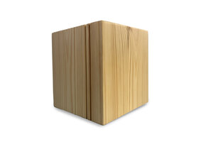Houten urn - medium