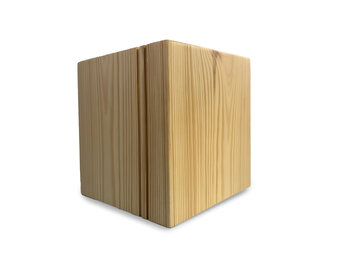 Houten urn - medium