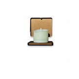 Eigentijdse kandelaar voor grafstenen, grafmonumenten en columbaria - Brons