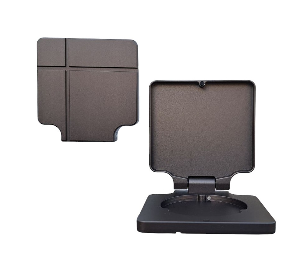 Eigentijdse kandelaar voor grafstenen, grafmonumenten en columbaria - Taupe