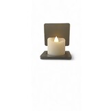 Eigentijdse kandelaar voor grafstenen, grafmonumenten en columbaria - Taupe