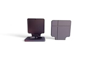 Eigentijdse kandelaar - Grijs metallic