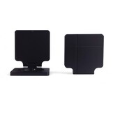 Eigentijdse kandelaar voor grafstenen, grafmonumenten en columbaria - Zwart