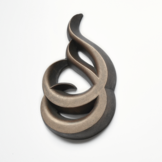 Urn / Asbeeld Druppels - Brons