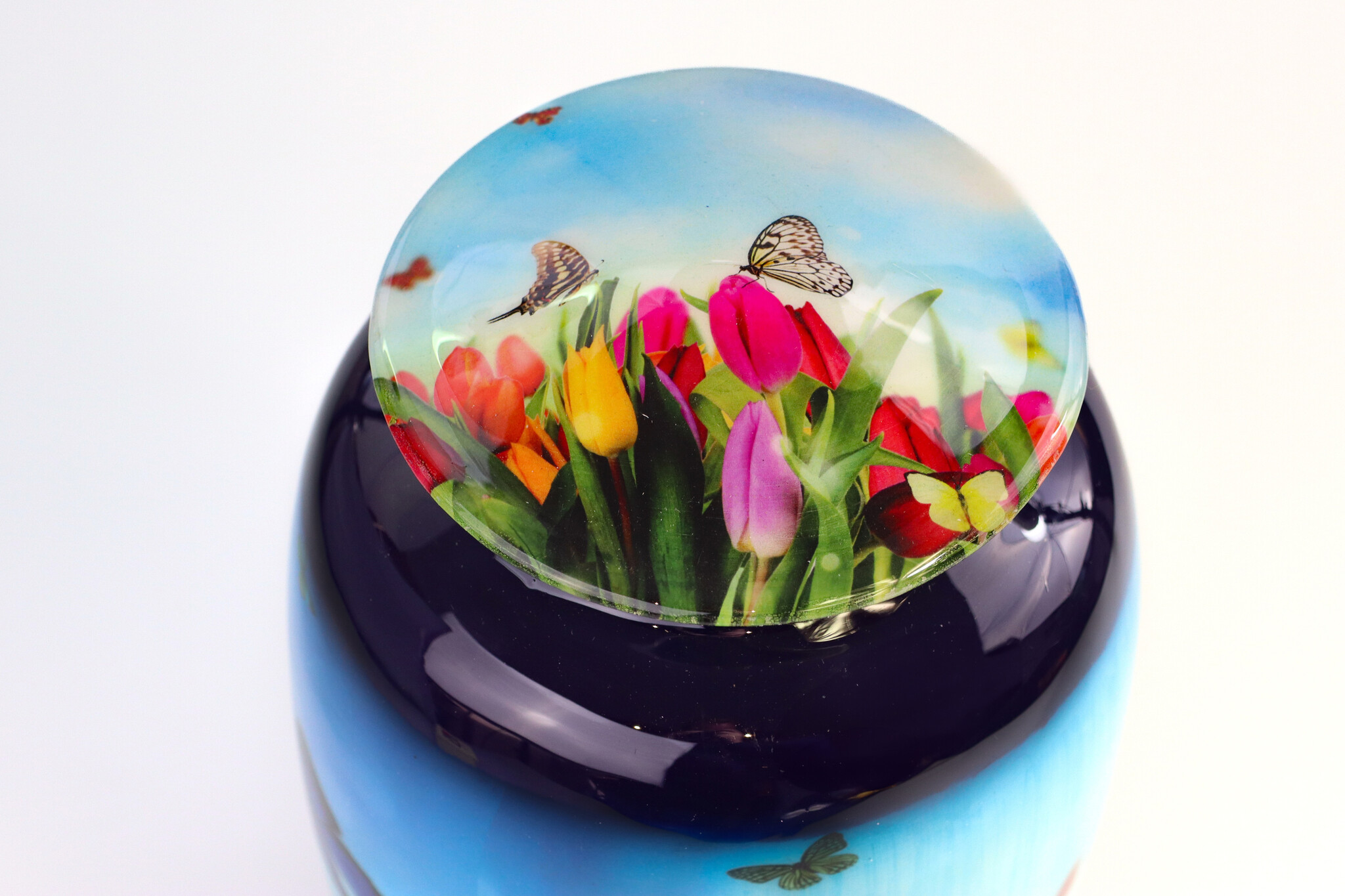 Vlinder sky urn - medium